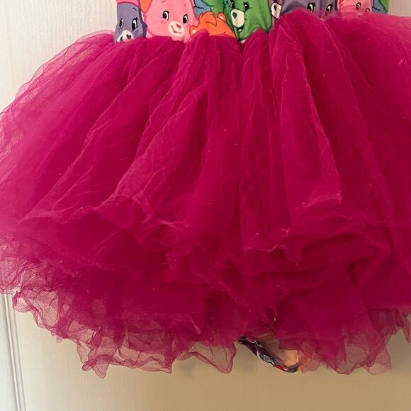 AriTutu's Care Bears Hot Pink Tulle Care Bears Sweetheart Neck Snap Crotch Sz 10 - Picture 6 of 7
